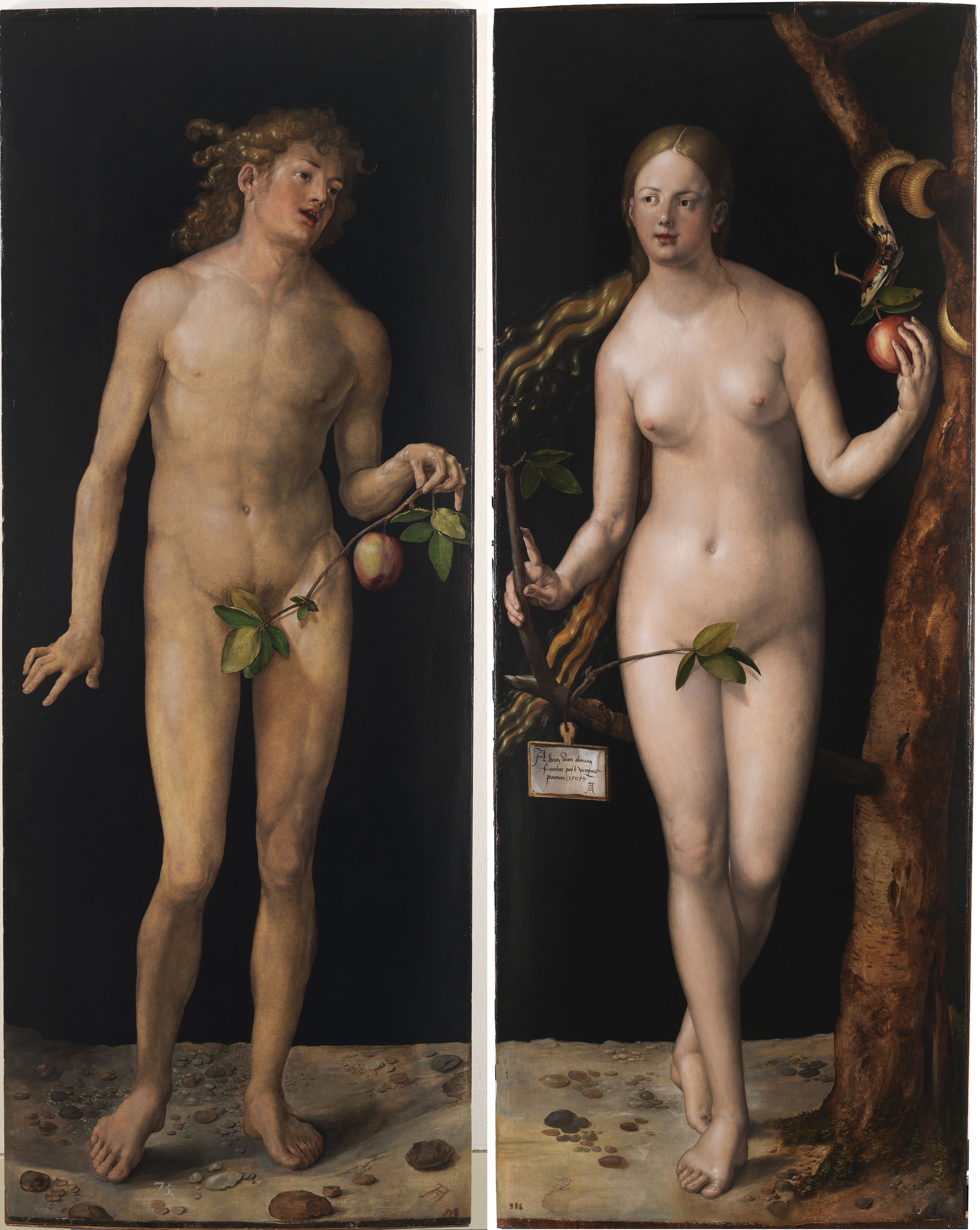 Adán y Eva. 1507. Alberto Durero