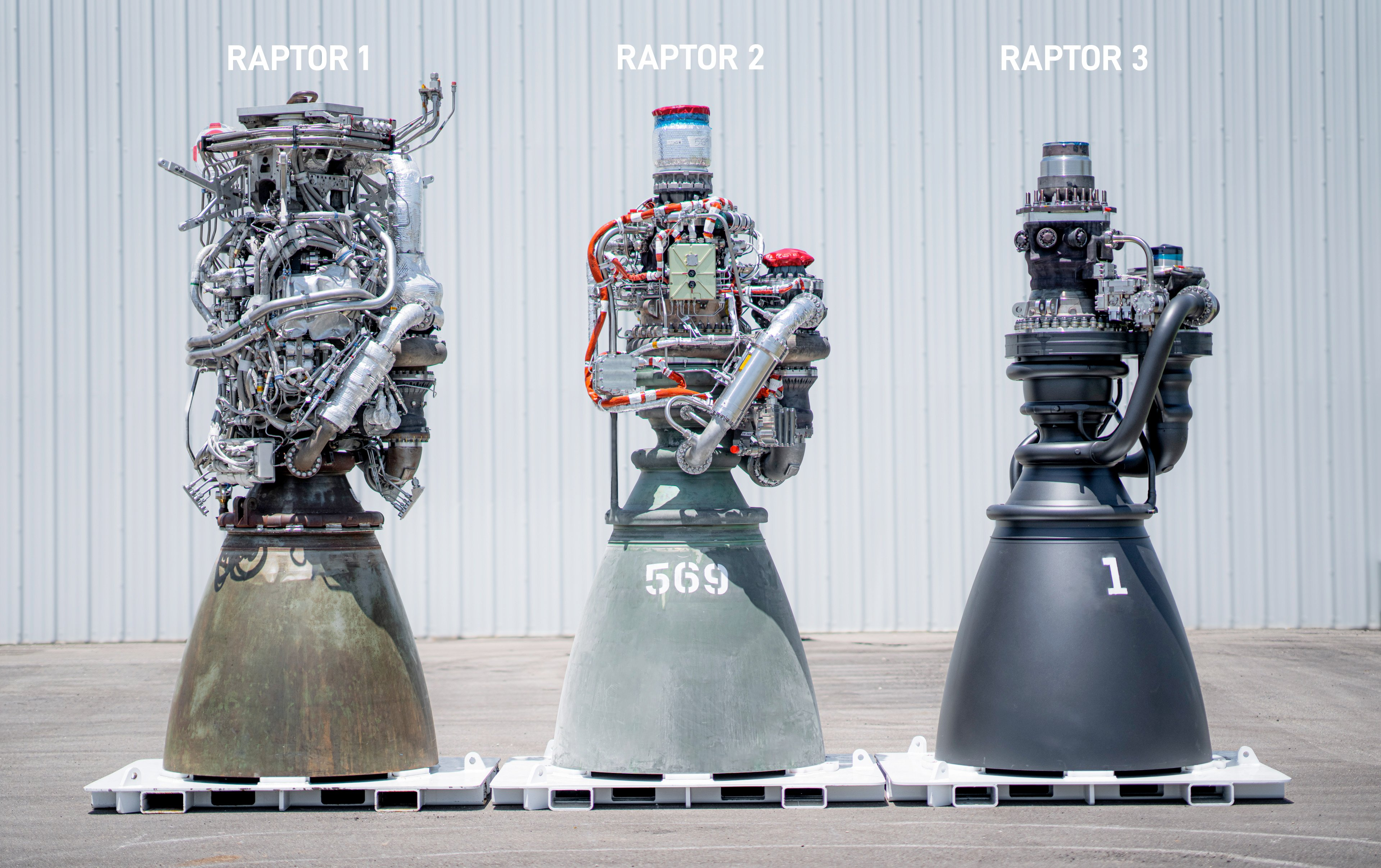SpaceX Raptor Evolution